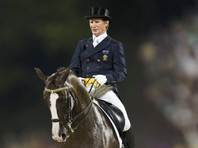 Olympia-Reiter Heath Ryan ist suspendiert.