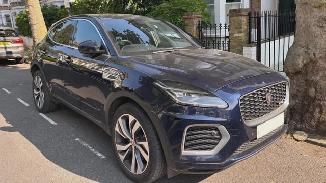 Thieves nabbed this Jaguar e-Pace despite it having two immobilizing devices. Luckily, it also had an AirTag.