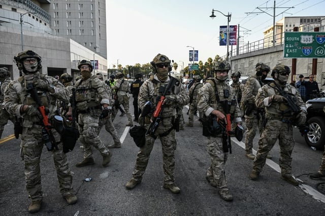 US Customs and Border Protection agents deploying in Los Angeles are among the numerous forces sent in response to protests over an immigration crackdown