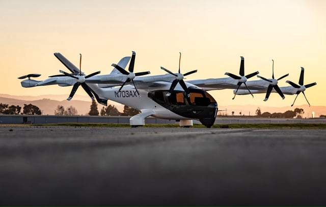 Archer Aviation Midnight electric eVTOL air taxi aircraft