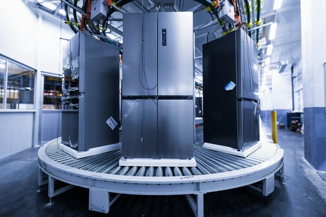 refrigerators being manufactured