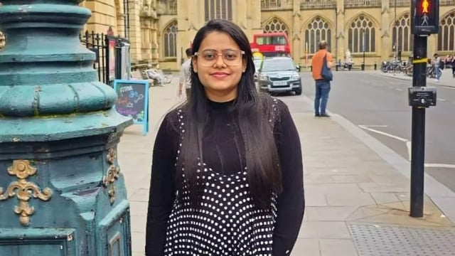 Bhoomi Chauhan missed the Air India flight from Ahmedabad to Gatwick by minutes due to heavy traffic