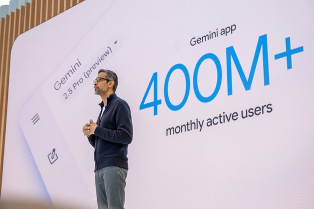 Google chief executive Sundar Pichai has expressed confidence that weaving Gemini artificial intelligence into search will benefit the tech firm's business
