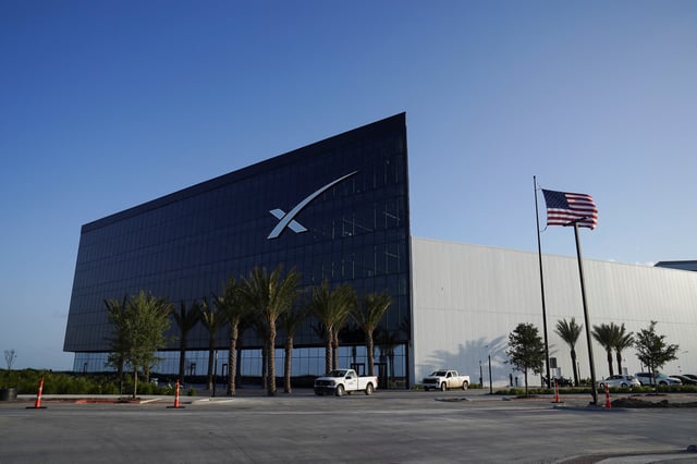 A view of the SpaceX Starbase facility in Starbase, Texas, U.S., June 5, 2025, as a feud between U.S. President Donald Trump and Elon Musk escalates. REUTERS/Gabriel V. Cardenas