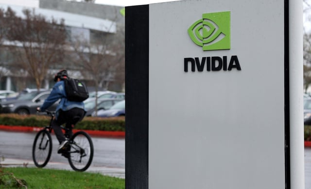SANTA CLARA, CALIFORNIA – FEBRUARY 05: A sign is posted at Nvidia headquarters on February 05, 2024 in Santa Clara, California. Shares of Nvidia stock hit record highs on Monday after analysts increased their outlook on company. (Photo by Justin Sullivan/Getty Images)