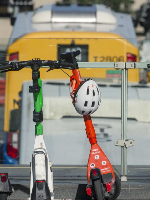 Electric scooters are now under the microscope in WA. NewsWire/ Glenn Campbell