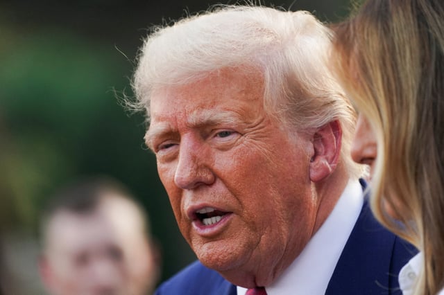 U.S. President Donald Trump attends the Congressional Picnic at the White House in Washington, D.C., U.S., June 12, 2025. REUTERS/Nathan Howard/File Photo