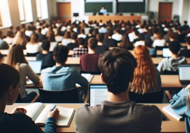 Un aula universitaria