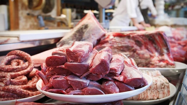 Authorities arrested a Florida resident who urinated on bulk meat products.