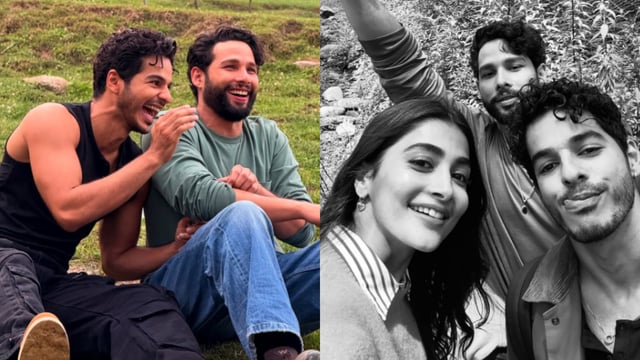 Pooja Hedge, Ishaan Khatter and Siddhant Chaturvedi chill in Manali.