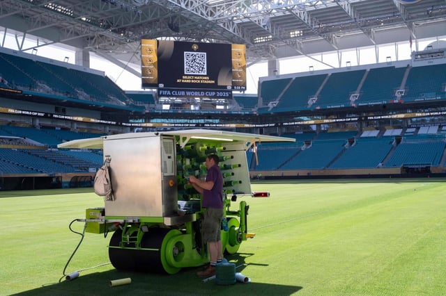 Le Hard Rock Stadium de Miami Gardens, en Floride, qui accueille la Coupe du monde des club 2025.