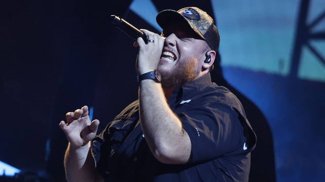Luke Combs was the only headliner able to perform before the rain came and caused the cancellation of this year's Bonnaroo Music & Arts Festival in Tennessee. File Photo by John Angelillo/UPI