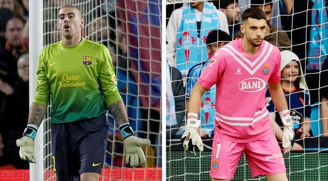 Los porteros Víctor Valdés y Joan García