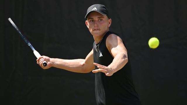Justin Engel beim ATP-Turnier in Stuttgart.