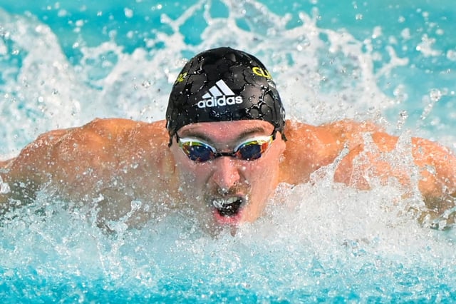 Maxime Grousset a amélioré de deux centièmes son record de France sur 50 m papillon, en 22 sec 70, lors des championnats de France, le 14 juin 2025 à Montpellier
