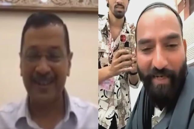 AAP chief Arvind Kejriwal congratulated Malik through a video call, praising him for his impressive campaign.