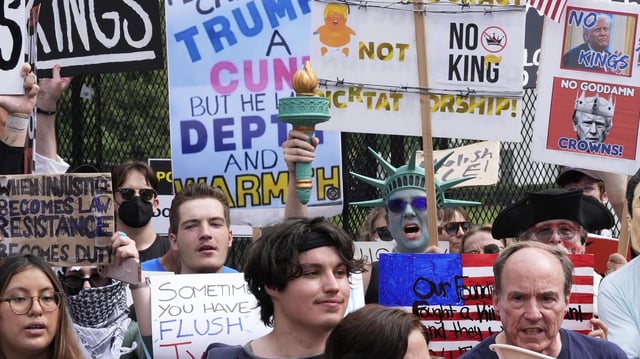 Protestas por las políticas de Trump en Washington