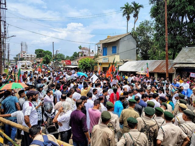 BJP protests