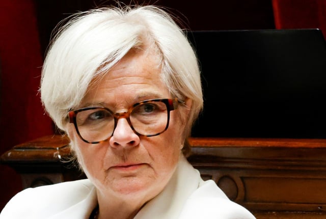 La ministre de la Santé et des Solidarités Catherine Vautrin, le 12 mai 2025, à l'Assemblée nationale, à Paris