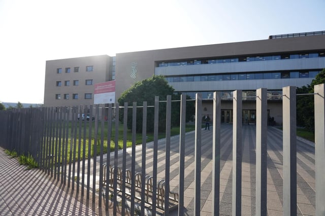 Exterior del edificio de la Ciutat de la Justícia de Castellón, en una foto de archivo.