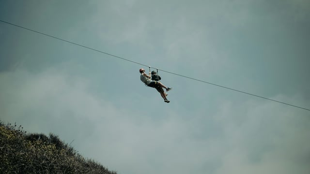 A teenage girl sustained serious injuries after her ziplining chord snapped midair. 
