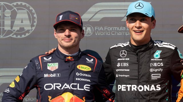 Max Verstappen George Russell | Image: AP