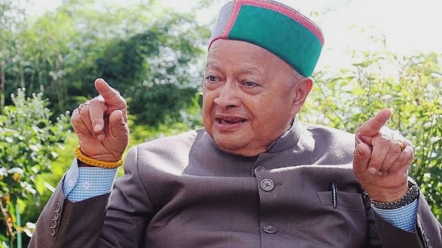 Former Himachal Pradesh Chief Minister Virbhadra Singh. (File Photo: SNS)