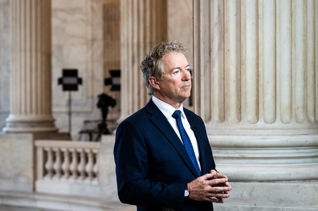 Sen. Rand Paul, R-Ky., at the Russell Senate Office Building in Washington, D.C., on June 3, 2025.
