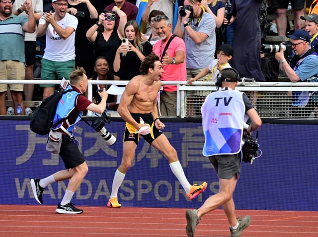Armand Duplantis à Stockholm le 15 juin