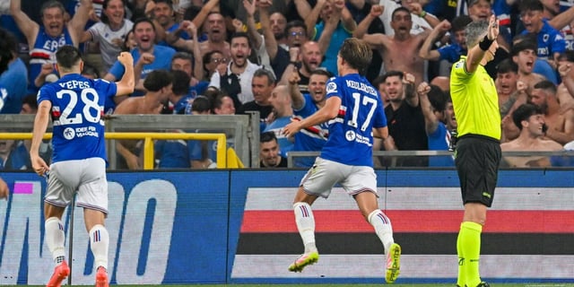 La Samp stende la Salernitana a Marassi: Meulensteen-Curto gol, Evani avanti nel playout
