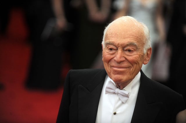Leonard Lauder arrives at the Met Gala at the Metropolitan Museum of Art in New York on Monday, May 5, 2014.
