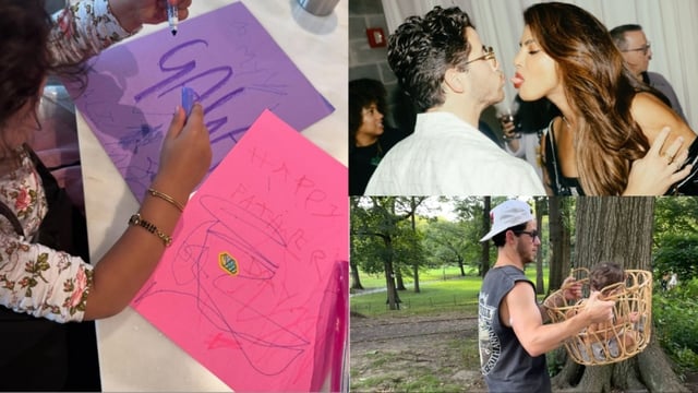 Priyanka Chopra's adorable Father's Day post also stars Nick Jonas and Malti. 