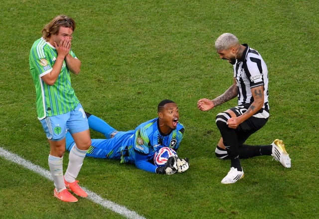 Soccer Football - FIFA Club World Cup - Group B - Botafogo v Seattle Sounders FC - Lumen Field, Seattle, Washington, U.S. - June 15, 2025 Seattle Sounders FC's Pedro de la Vega reacts after a missed chance IMAGN IMAGES via Reuters/Steven Bisig