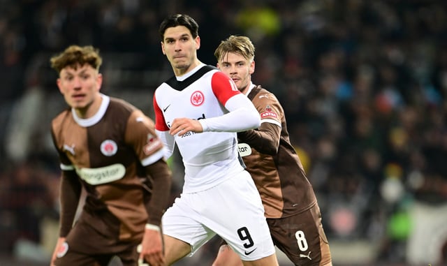 Igor Matanovic bei seinem Kurzeinsatz gegen seinen Ex-Klub St. Pauli im Januar am Millerntor.