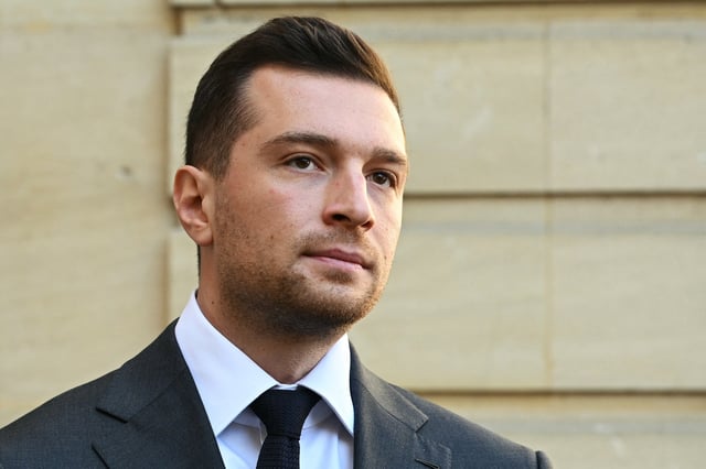 Jordan Bardella à Paris, le 30 avril 2025.