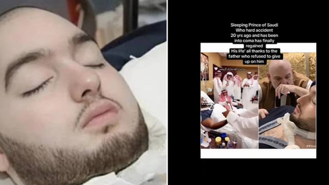 A video is being shared with a false claim that it shows Saudi Arabia's 'Sleeping Prince'. 