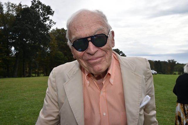 MILLBROOK, NY - OCTOBER 3: Leonard Lauder attends Celebrating The Wonderful Life Of Donald Tober on October 3, 2021 at Yellowframe Farm in Millbrook, New York. (Photo by Patrick McMullan/PMC via Getty Images)