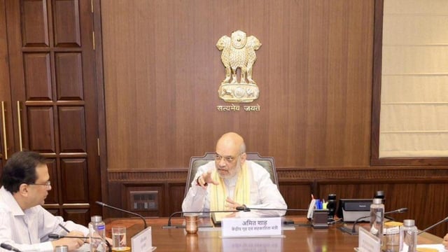 Amit Shah was addressing officials and personnel from the NDRF, SDRF and NDMA. (Amit Shah | Official X account)