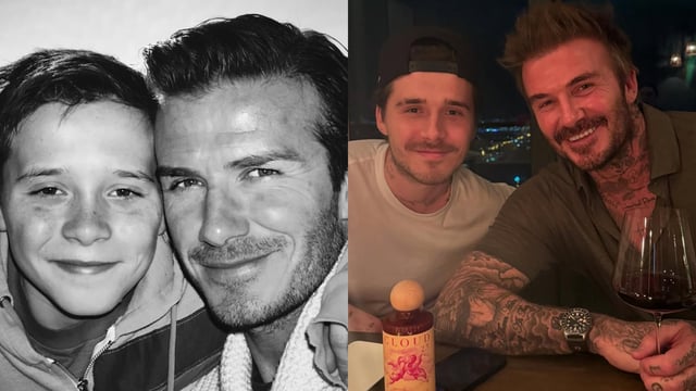 David Beckham includes Brooklyn Beckham front and centre for Father's Day post, amid feud