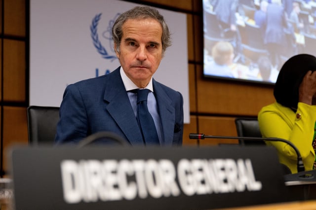 International Atomic Energy Agency (IAEA) Director General Rafael Grossi looks on, on the day of an exceptional meeting of the agency’s Board of Governors to discuss Israel’s strike on Iran that have hit nuclear targets including the Natanz nuclear complex, at the IAEA headquarters in Vienna, Austria, June 16, 2025. REUTERS/Elisabeth Mandl