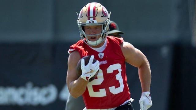 49ers running back Christian McCaffrey
