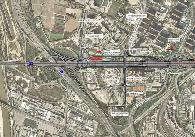 El Govern de la Generalitat y el Ayuntamiento de L&#39;Hospitalet de Llobregat (Barcelona) acuedan desbloquear el proyecto de soterramiento de la Granvia de L&#39;Hospitalet