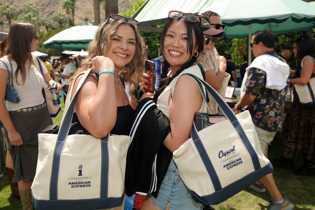 Amex is meeting younger cardmembers where they want to be—like at a Coachella party in Palm Springs in 2025.