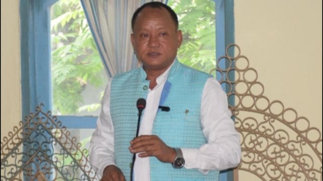 Chakma Autonomous District Council chief executive member Molin Kumar Chakma. (HT Photo)