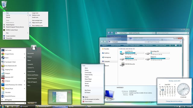 Vista desktop