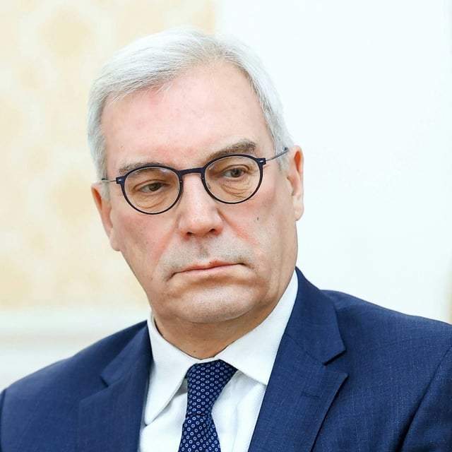 Russlands stellvertretender Außenminister Alexander Gruschko