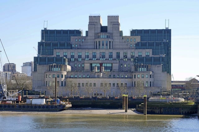 Le siège du MI6 à Londres.
