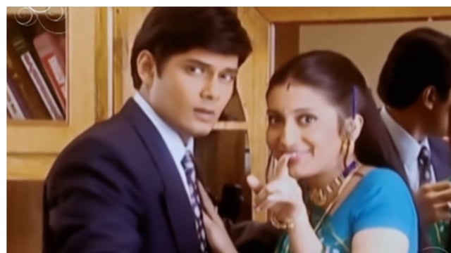 Amar Upadhyay and Smriti Irani in a still from Kyunki Saas Bhi Kabhi Bahu Thi