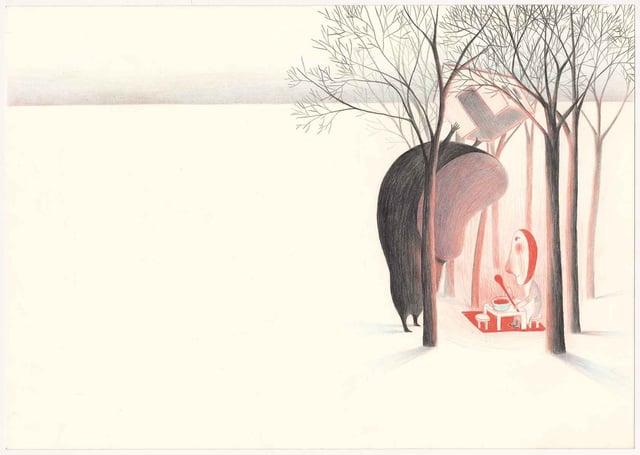 Una de las ilustraciones de Violeta Lópiz