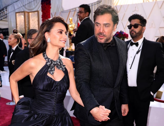 Penélope Cruz y Javier Bardem en la gala de los Oscars 2022